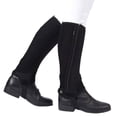 thumbnail image 1 of Dublin Easy Care Mesh Half Chaps Color: Brown Size: Small, 1 of 1
