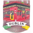 thumbnail image 1 of Dublin Ireland 3D Fridge Magnet Souvenir Gift,Resin Handmade Dublin Refrigerator Magnet Home Decoration Collection, 1 of 6