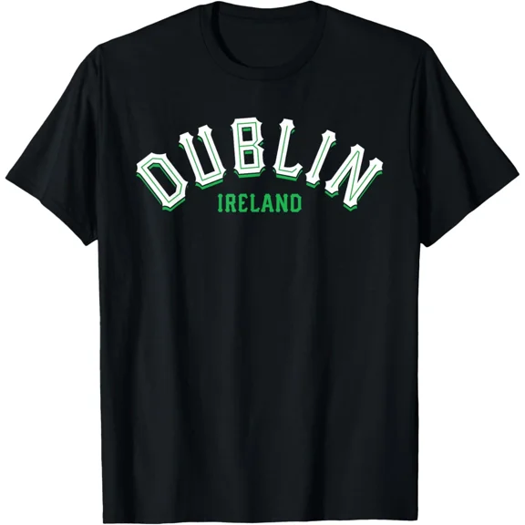 Dublin Ireland Eire Vintage Irish Capital Tee Cool Unisex T-Shirt, for men & women, up to size 5XL