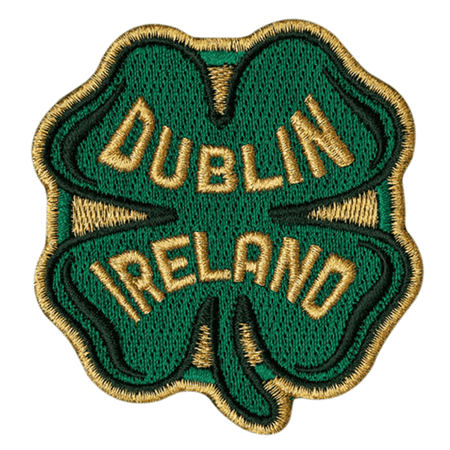 Dublin Ireland Patch (Not an Iron-on Patch)