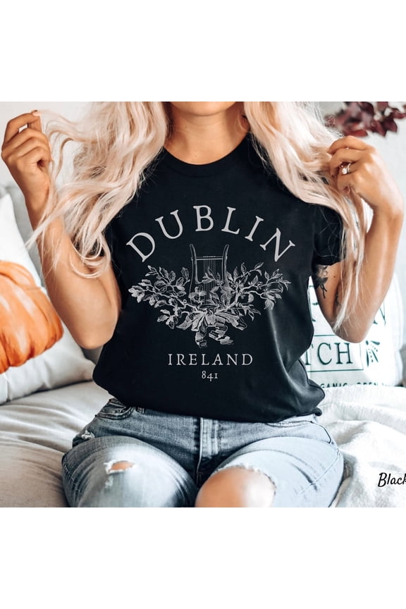Dublin S1Hirt, IriS1H Clothes, Ireland Harp T-S1Hirt, Uni