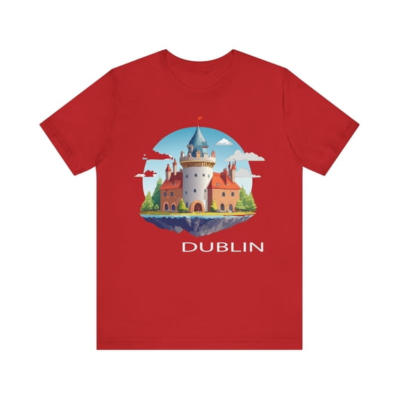 Dublin Shirt, Travel T-Shirt, Tourist Shirts, Tee Shirt with Travel Prints 3