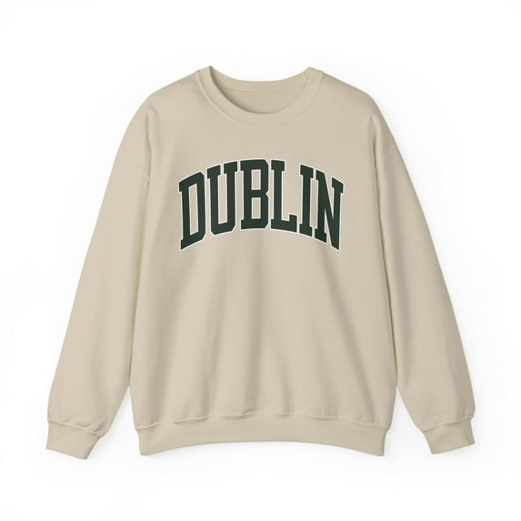 Dublin Sweatshirt Gifts Crew Neck Shirt Long Sleeve Unisex
