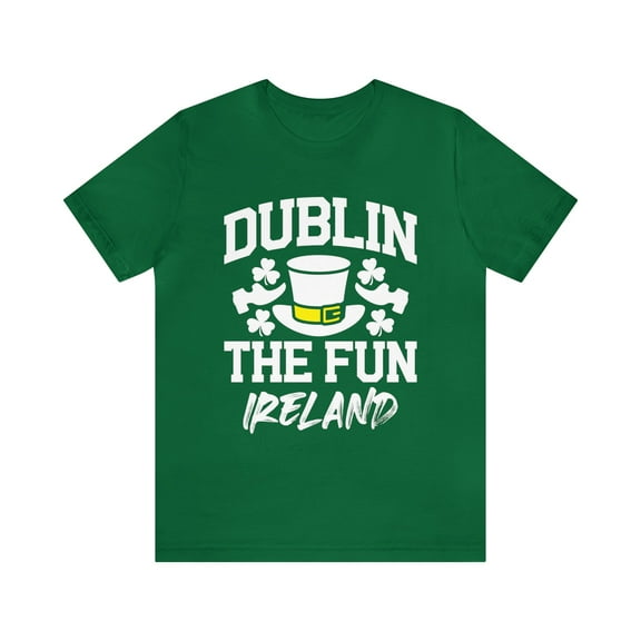 Dublin The Fun - Ireland Tee, Dublin Adventure T-shirt, Irish Vibes Top