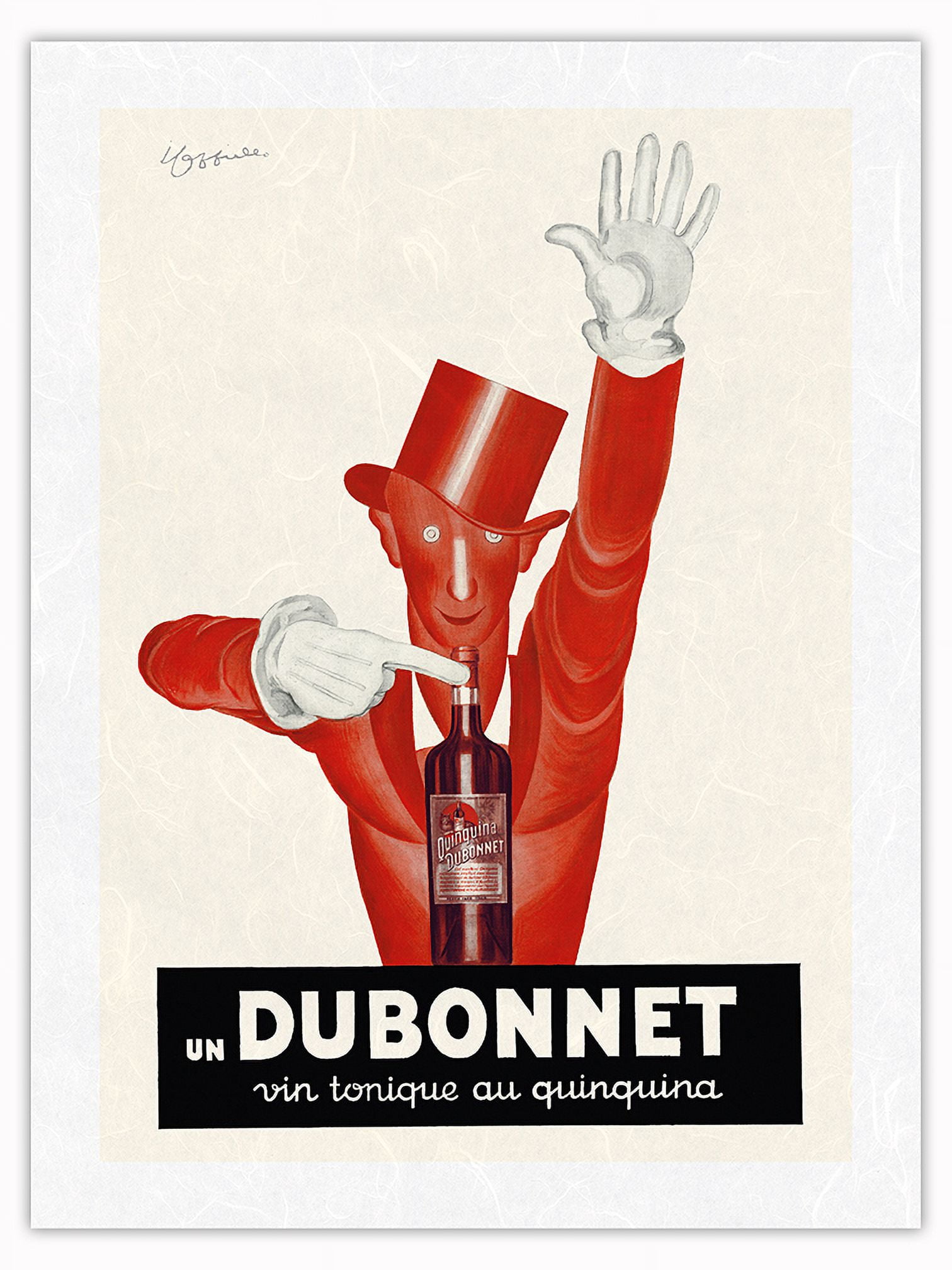 Affiche Publicitaire Quinquina Dubonnet 60x80 Cm - Déco Vintage Rétro, Neuve