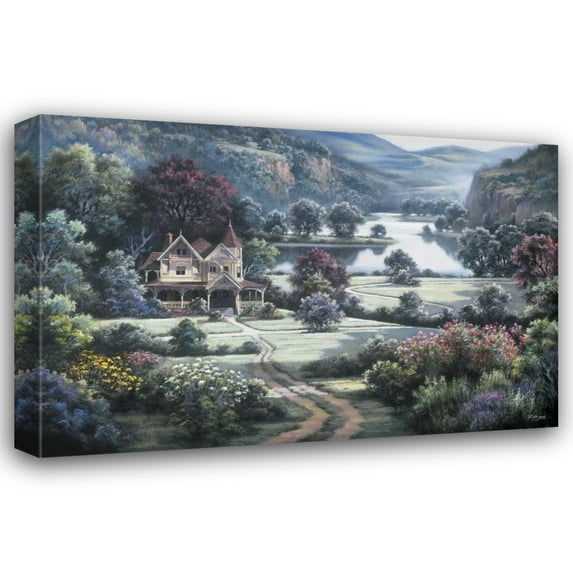 Dubravko Raos 44x31 Gallery Wrapped Canvas Wall Art Titled - Country Manor