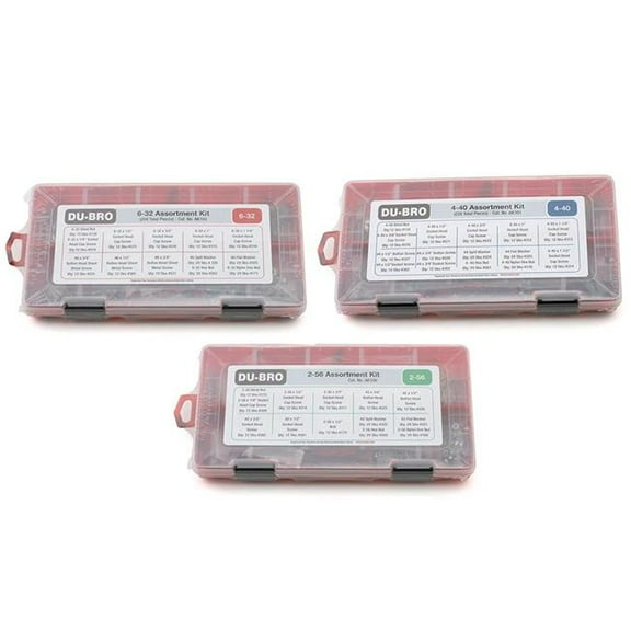 Dubro DUBAK130 Standard Kit Bundle - 612 Piece - Box of 3