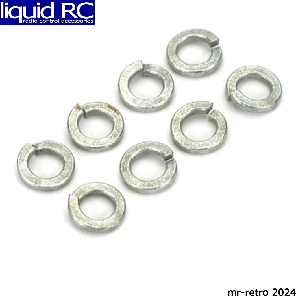 Dubro Nylon Flat Washer #10 - 8 Pack For Model Building & RC Projects