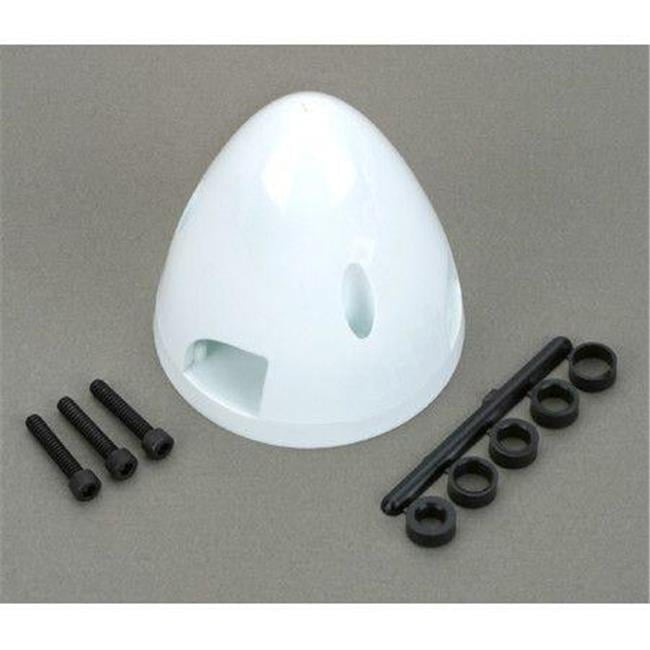 Dubro Products DUB545 2.5 in. 3 Blade Spinner, White