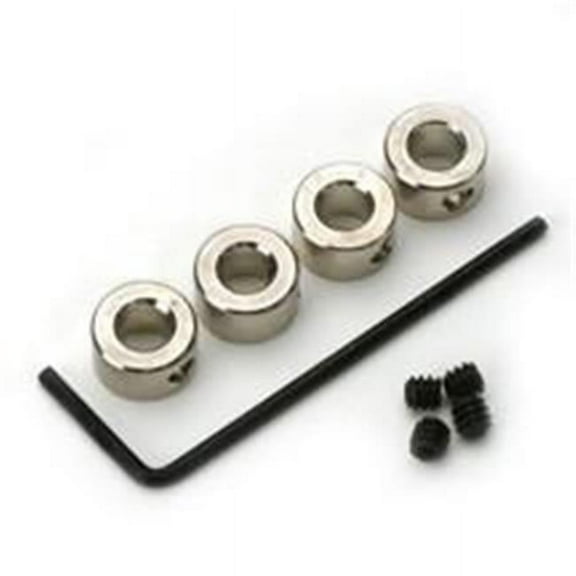 Dubro Products DUB596 0.02 in. Bulk Plated Brass Dura-Collar, Pack of 12