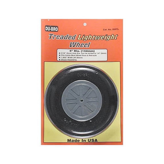 Dubro Products Treaded Lite Wheel6 DUB600TL Wheels Gear Retracts & Accys