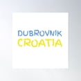 thumbnail image 1 of Dubrovnik Design Poster Wall Art, Modern Wall Decor, 24x24 UNFRAMED, 1 of 3