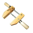 thumbnail image 1 of Dubuque Clamp Works Made in USA  Wood Hand Screw Clamp 5 inch Hard Maple jaw, 1 of 3