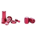 thumbnail image 1 of Dubya Rim Lock Tower Nut & Valve Cap Kit Red, 1 of 1