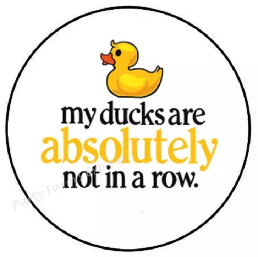 My Duc.Ks Are Absoutely Not In A Row Sticker Party Favors Sticker ...