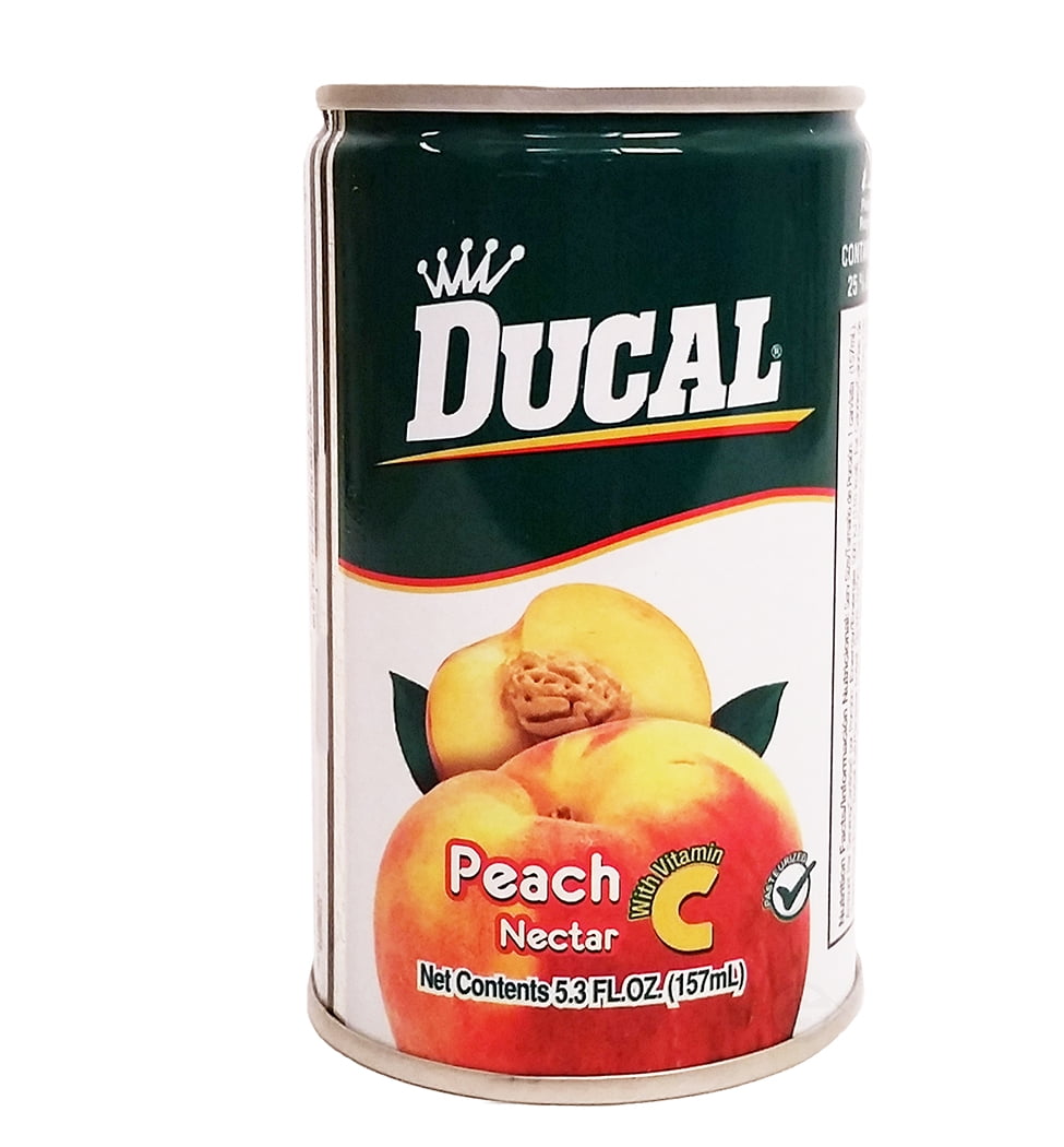 Ducal Peach Juice 5.3 oz fl - Jugo de Melocoton (Pack of 24)