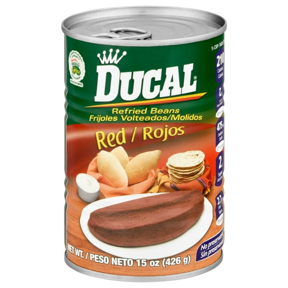 Ducal Red Refried Beans - 15 oz (Packaging May Vary)