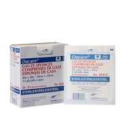 Ducare 12-Ply Gauze Sponge Sterile 4 x 4" 25 Packs, 2 per Pack