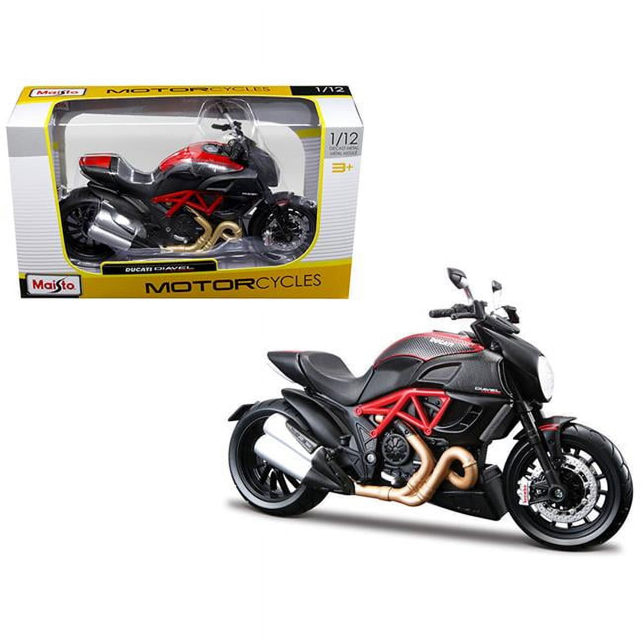 Amazon.co.jp: ドゥカティに最適 Diavel 1:12 カーボンレッド