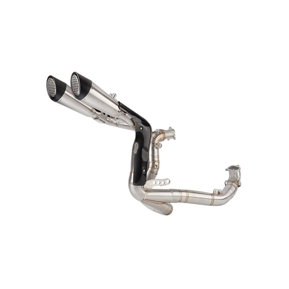 For Ducati Panigale V2 2020 2021 2022 2023 2024 StreetFighter V2 2022 2023 2024 Escape Slip-on Motorcycle High Mount Exhaust With Header Link Pipe Underseat
