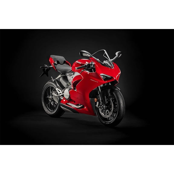 Ducati Panigale V2 Sports Motorcycle Design Wall Art Home Decor - 24x36 Inch Laminated Poster - Stunning Detail and Bold Colors