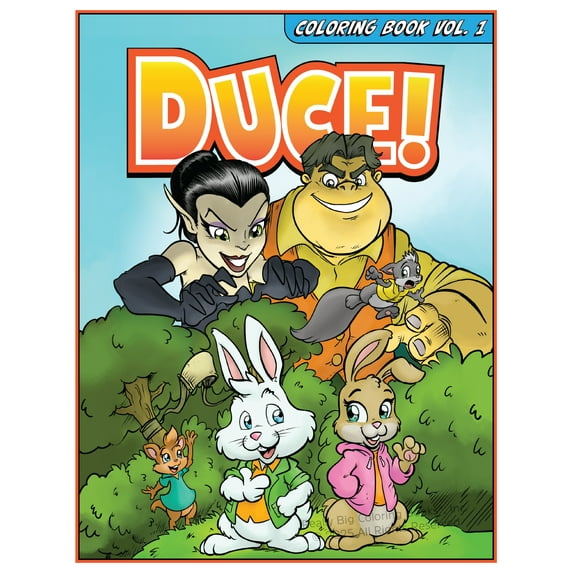 Duce The Rabbit Comic and Coloring Books