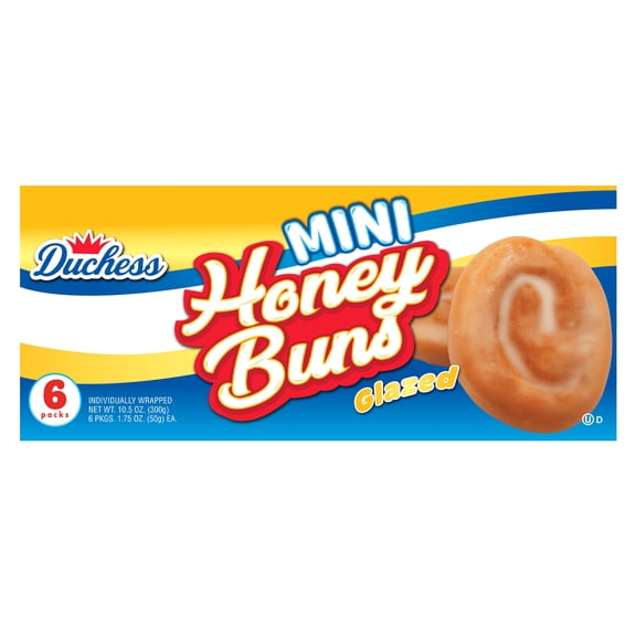 Duchess 10.5oz 6pk Glazed Honey Bun