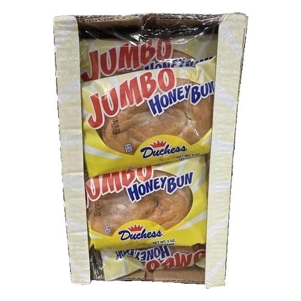 Duchess Jumbo Honey Buns 5 Ounce (Pack of 9)