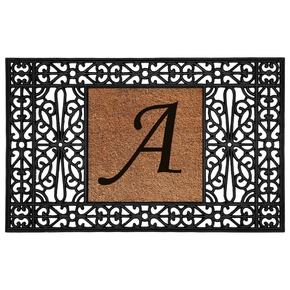 Duchess Monogram Doormat 30" x 48" (Letter A)