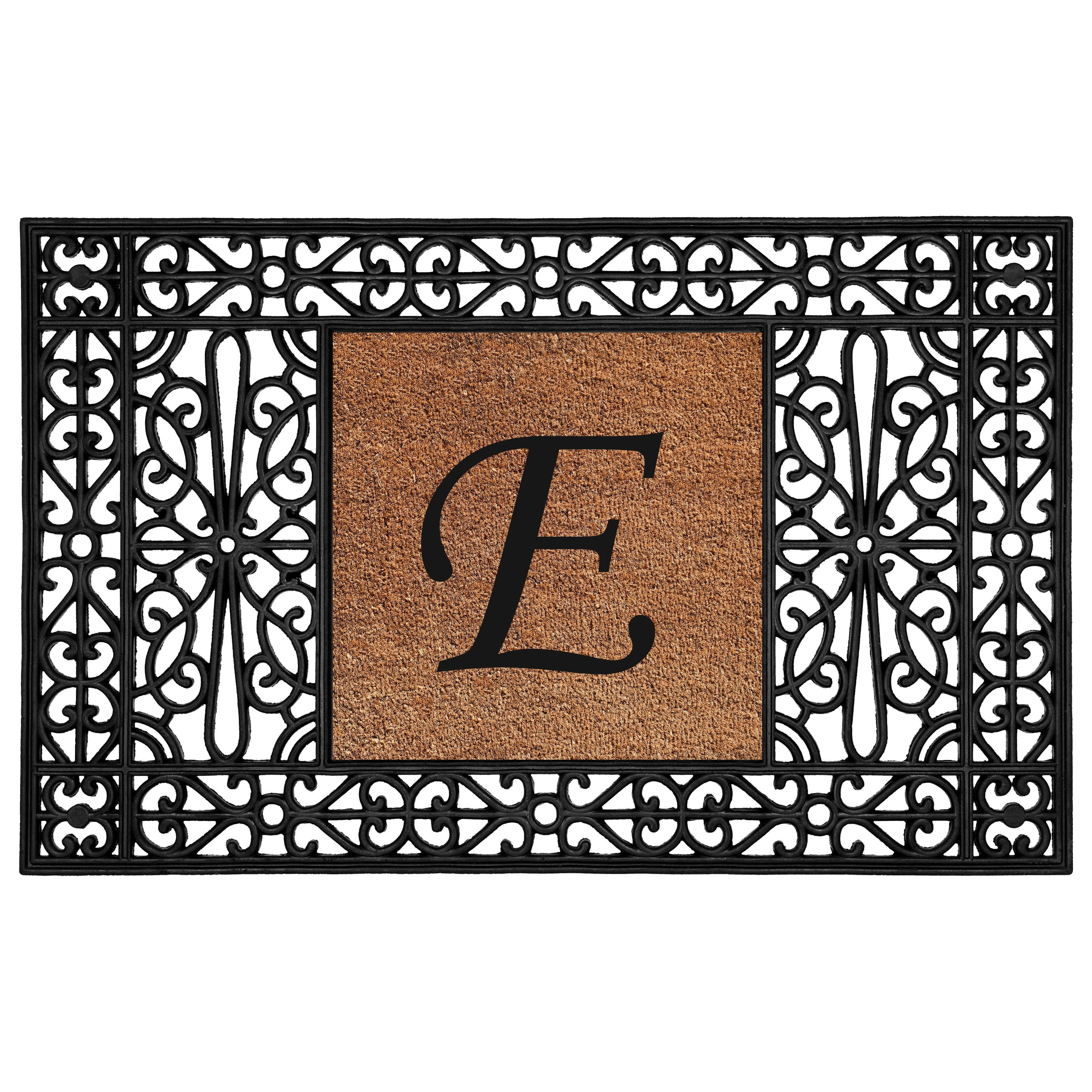 Duchess Monogram Doormat 30" x 48" (Letter E)
