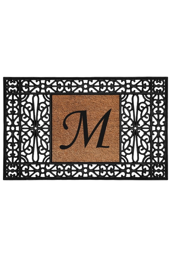 Duchess Monogram Doormat 30" x 48" (Letter M)