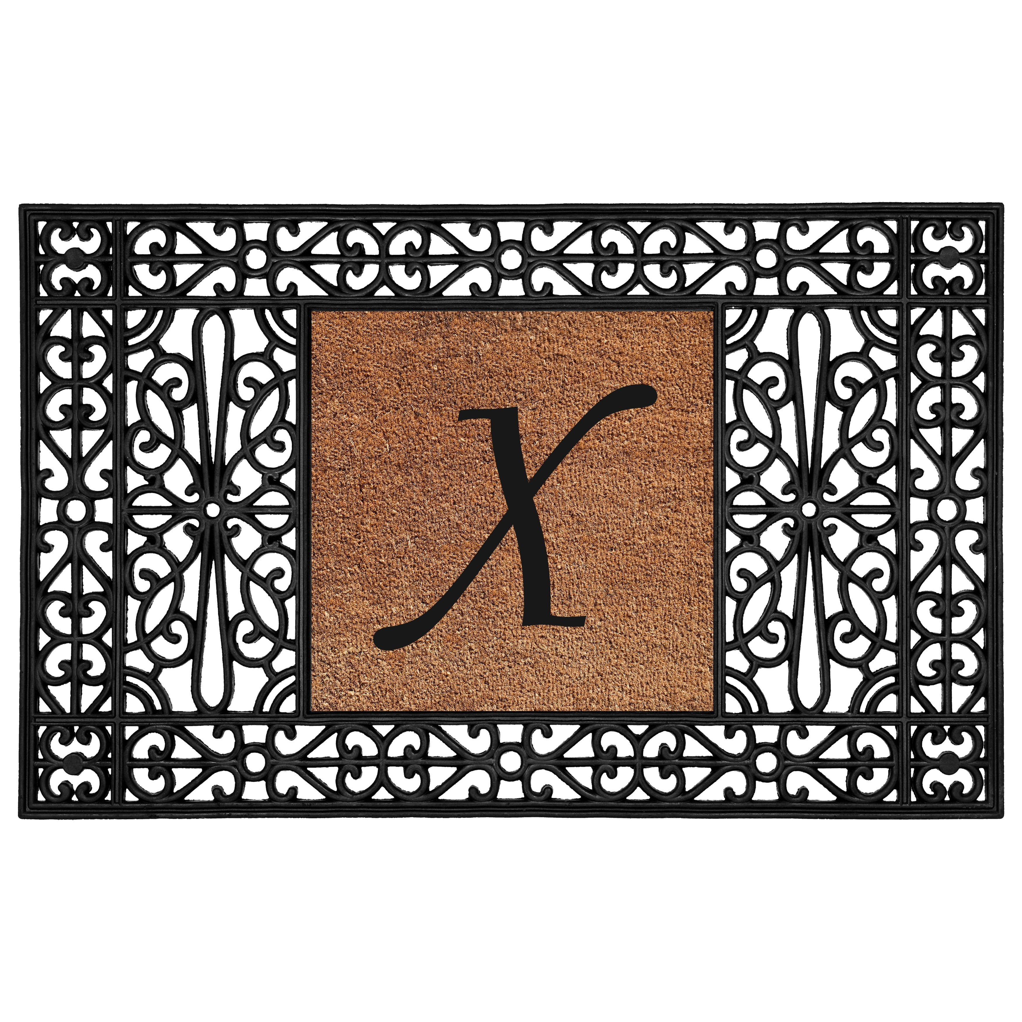 Duchess Monogram Doormat 30" x 48" (Letter X)