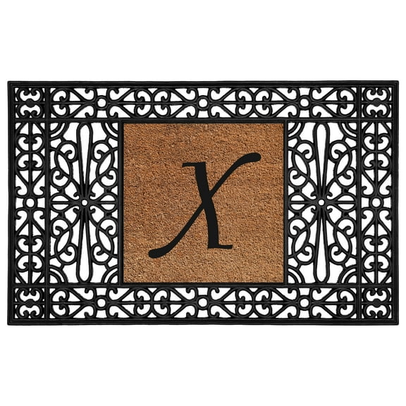 Duchess Monogram Doormat 30" x 48" (Letter X)