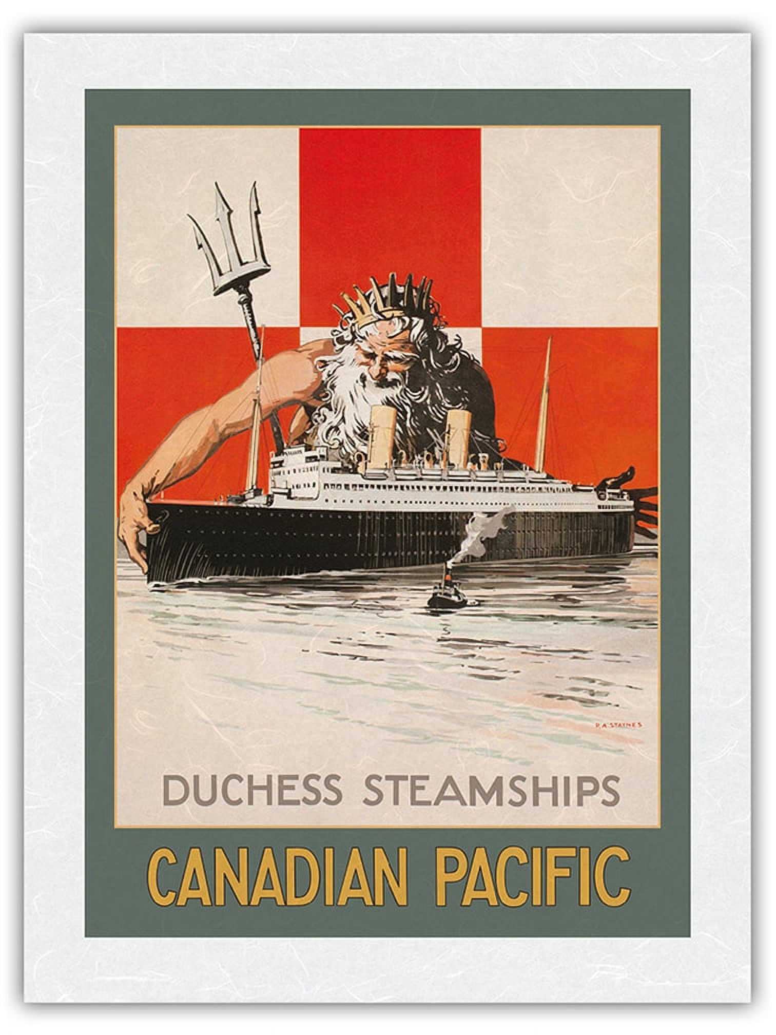 Duchess Steamships - Canadian Pacific - Neptune - Vintage Ocean Liner ...