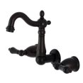 thumbnail image 1 of Duchess Two-Handle Wall Mount Bathroom Faucet, Oil Rubbed Bronze, 1 of 1