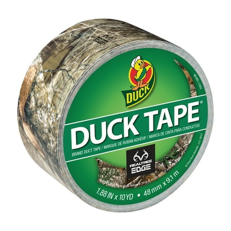 Duck 1.88 in. x 10 yd. Green Realtree Edge Camo Duct Tape