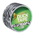 thumbnail image 1 of Duck 1.88" x 10 yd. Black White Zebra Print Rubber Adhesive Duct Tape, 1 of 10