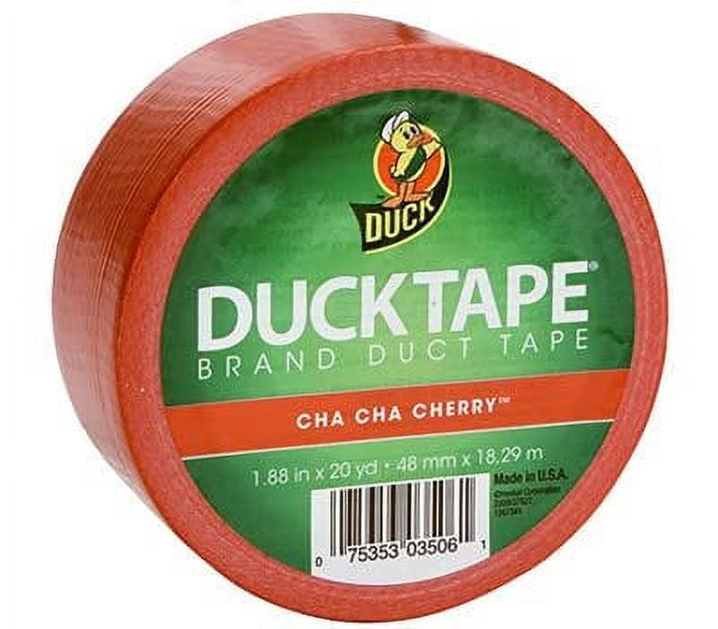 Duck Brand Duck 1265014 Red Duct Tape, 1.88-Inch x 20-Yard - Quantity 6 — Residential Use, Standard Application