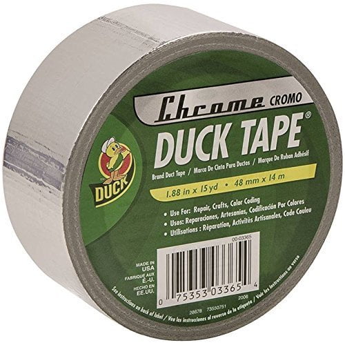 Duck 1303158 1.88" X 20 Yards Chrome Duck Tape
