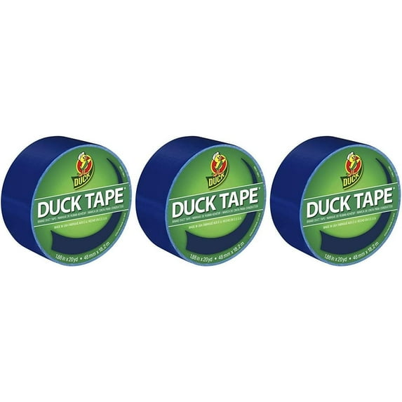Duck2 Colored Duct Tape Blue - 1.88 In x 20 Yd - 3 Pack