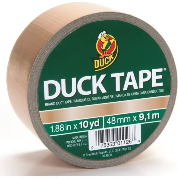ShurTech Duck Tape 280748 Gold - Metallic Finish - 10 Yard