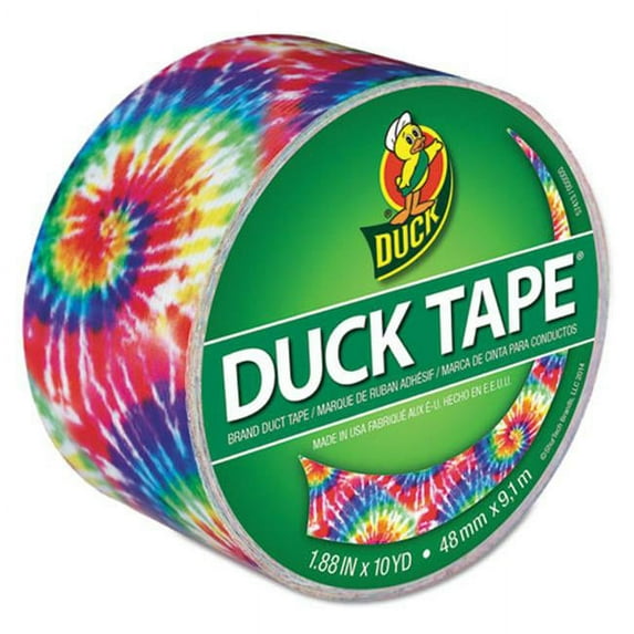 Duck 283268 Colored Duct Tape, Love Tie Dye