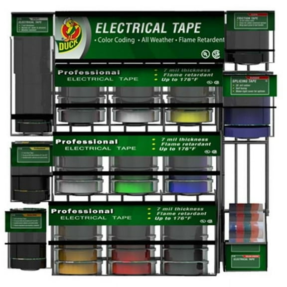 Duck 284094 26 x 23 in. Electrical Tape Planogram Rack