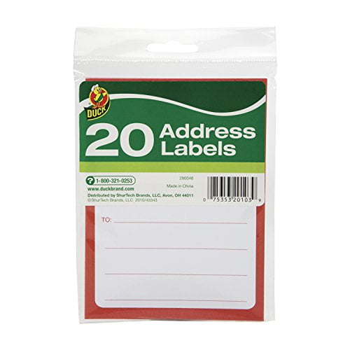 Duck 280048 280048 3-1/2 In. W X 4-1/2 L Address Labels