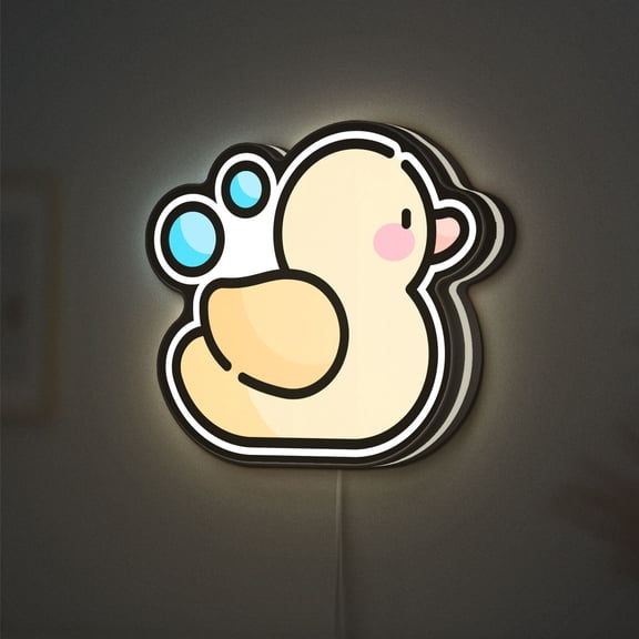 Duck 3D Novelty Light Box for Playrooms, Charming Toy Lamp Decor and Delightful, Ideal for Young Children (Height 16 inch, 40cm)