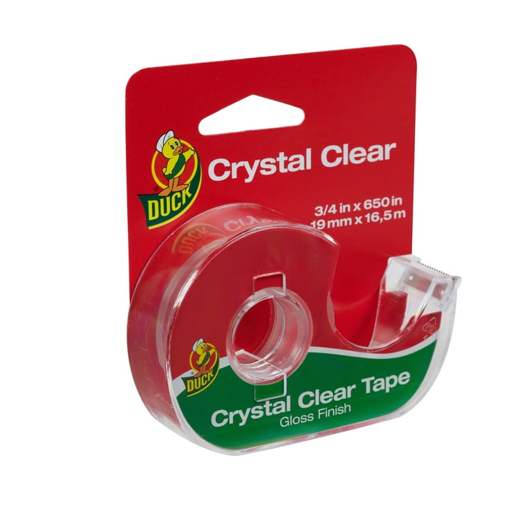 Duck .75 x 650 Crystal Clear Acrylic Multi-purpose Invisible Tape