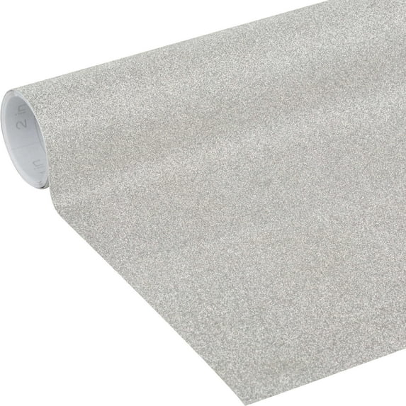 Duck Adhesive Laminate 20 in. x 6 ft. Shelf Liner, Glimmer Silver