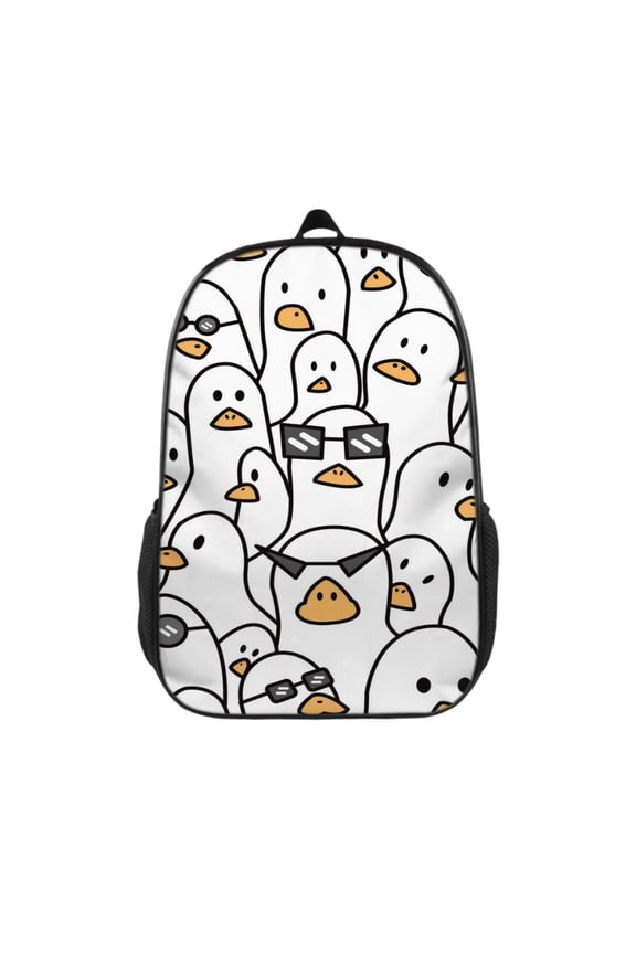 Duck Backpack 17 inch Cartoon Duck Backpack Large Capacity