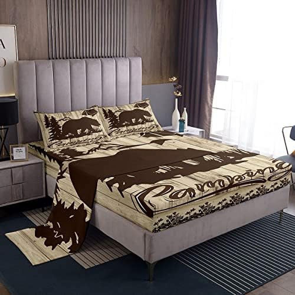 Duck Bed Sheets Set Hunting Sheet Set Duck Hunting Sheets with Deep
