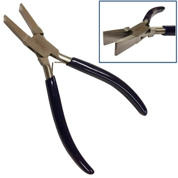 Duck Bill Pliers Jewelry Making Metalsmith Tool Wide Flat Billed Jaw 6-1/2" L